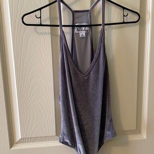 Velvet leotard